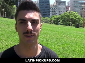 LatinPickups - Skinny Amateur Latino Boy Picked Up Paid Cash To Fuck Strangers Friend - Emanuel, Princeso